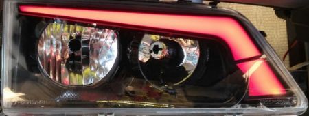 چراغ اسپرت 405 ال ای دی دار قرمز طرح نایک (چپ و راست)