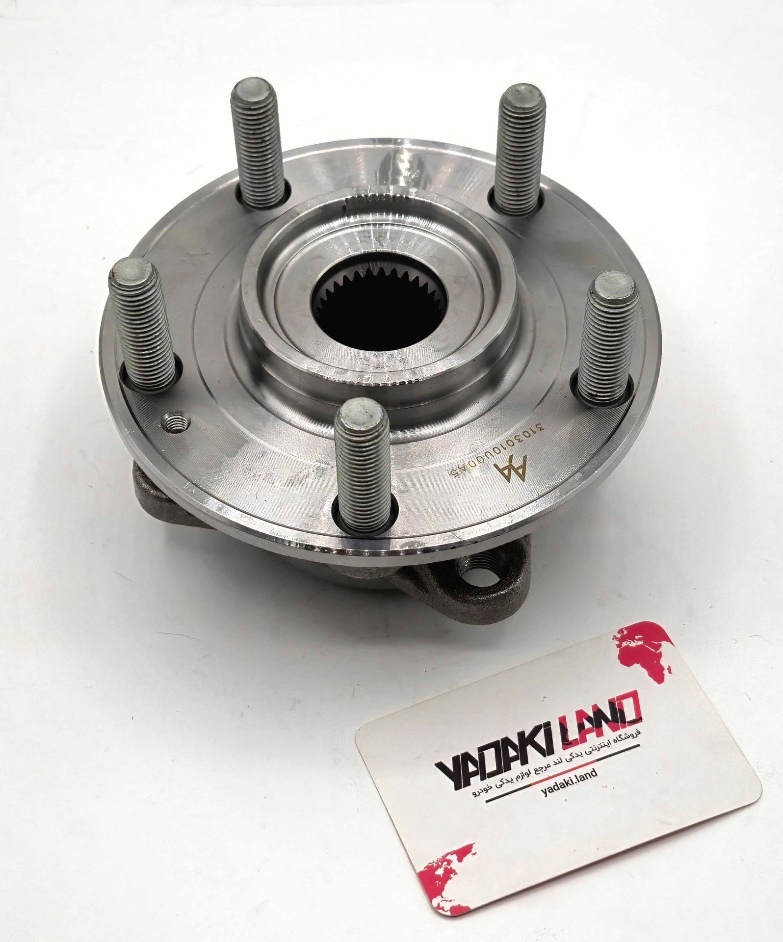 توپی و بلبرینگ کامل چرخ جلو جک JAC K7 با کد فنی 3103010U00A5